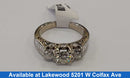 Women's Ring - White Gold 14k (.585) 4.8 grams Size 8