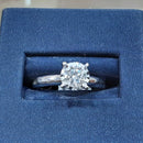 Women's Ring - Solitaire - White Gold 10k (.417) 3.5 grams Size 20