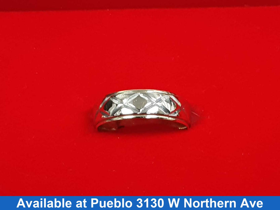 Ring - Wedding Band - Yellow Gold 10k (.417) 4 grams Size 7