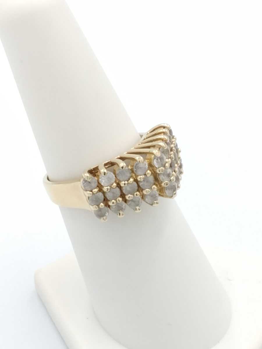 Women's Ring - Yellow Gold 14k (.585) 5.4 grams Size 7