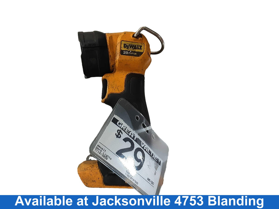Dewalt Dcl040 Yellow Work Light
