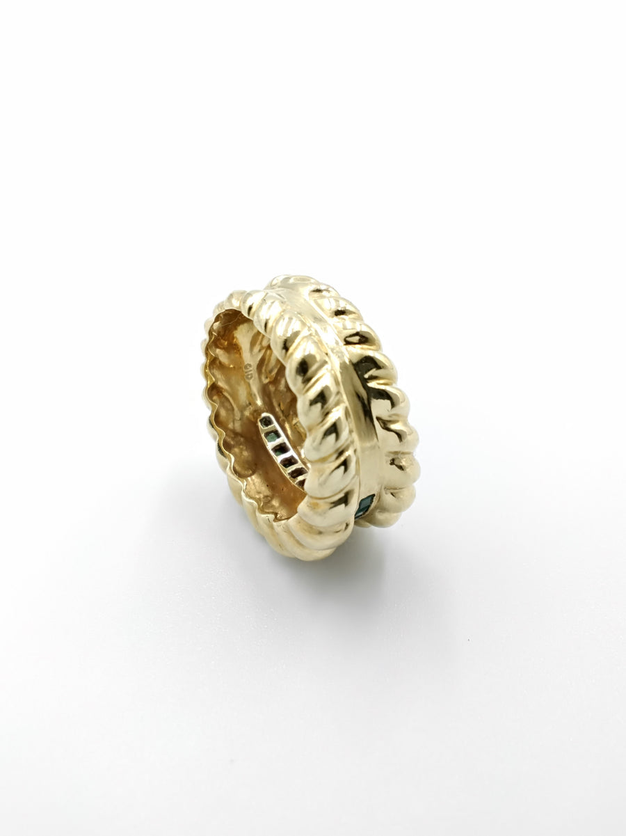 Women's Ring - Yellow Gold 14k (.585) 7.2 grams Size 7