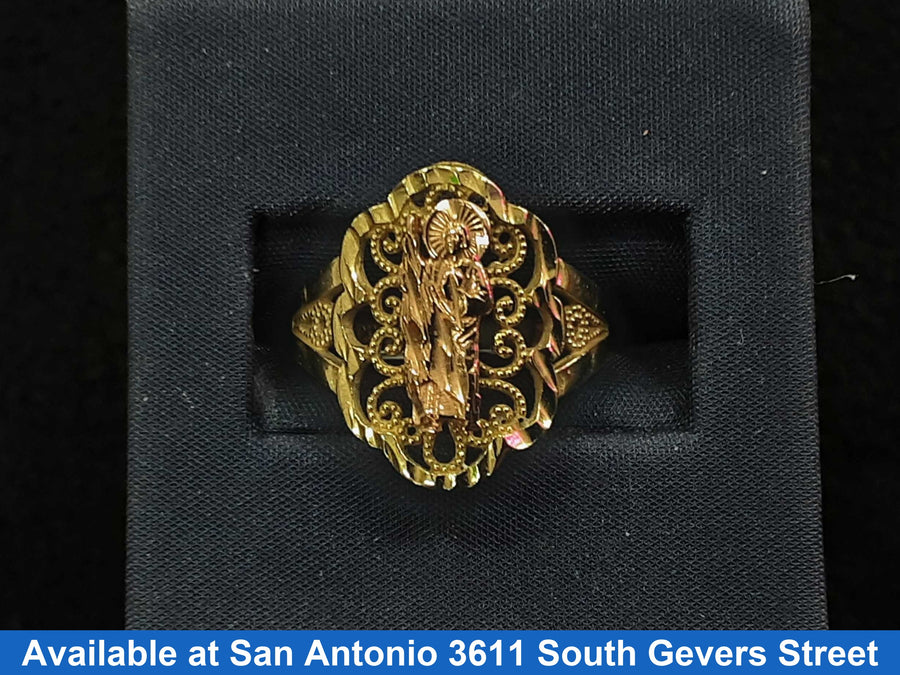 Women's Ring - Yellow Gold 14k (.585) 2.9 grams Size 20