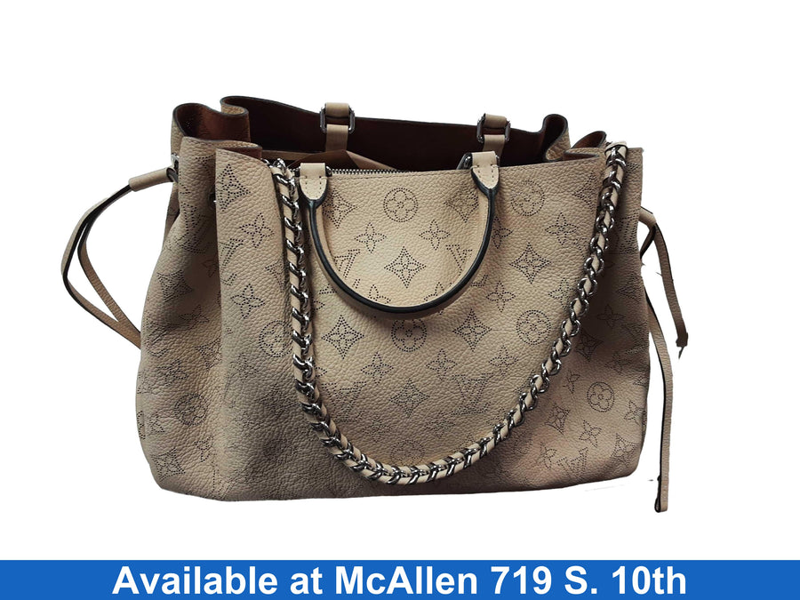 Louis Vuitton Bella Tote Beige / Tan Purse / Handbag