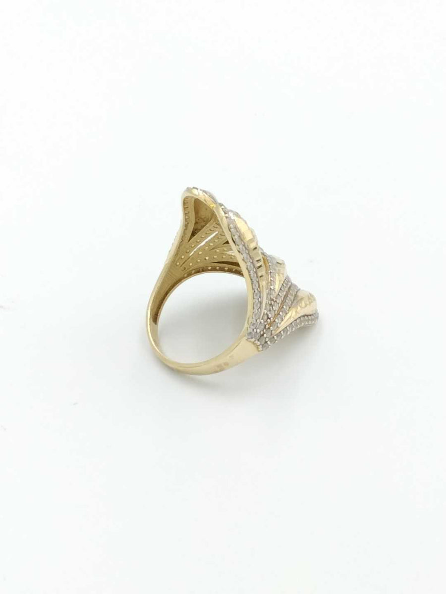 Women's Ring - Yellow Gold 14k (.585) 5.2 grams Size 8