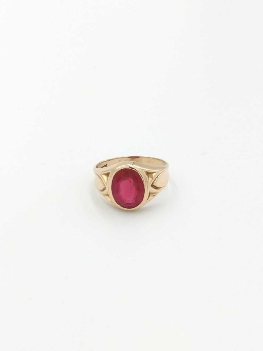 Men's Ring - Yellow Gold 10k (.417) 6.4 grams Size 10.5