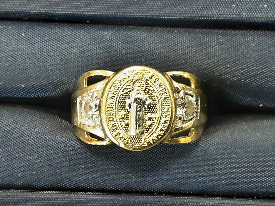 Men's Ring - Yellow Gold 14k (.585) 5.8 grams Size 10.5