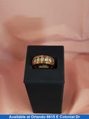 Ring - Wedding Band - Yellow Gold 10k (.417) 8 grams Size 9
