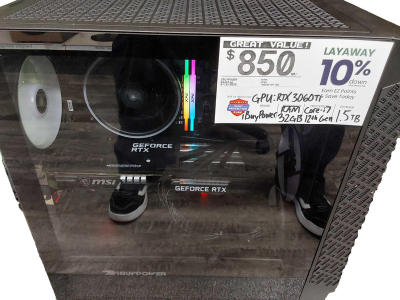 Ibuypower Intel Core I7 - 12th Generation 32 Gb 1.5 Tb Black Desktop