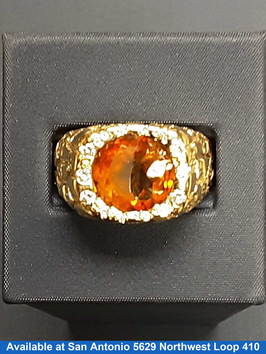 Men's Ring - Yellow Gold 14k (.585) 18.1 grams Size 12