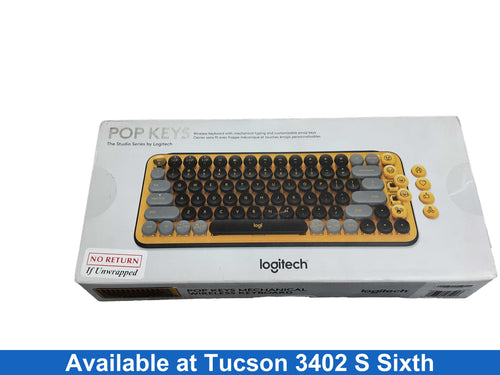 Logitech Yr0080 Yellow Computer Keyboard