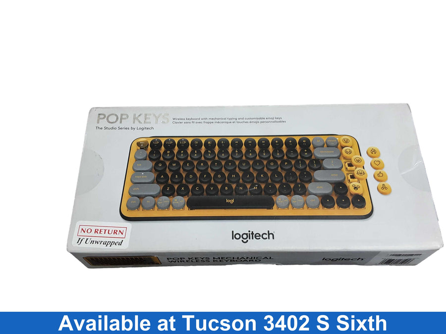 Logitech Yr0080 Yellow Computer Keyboard