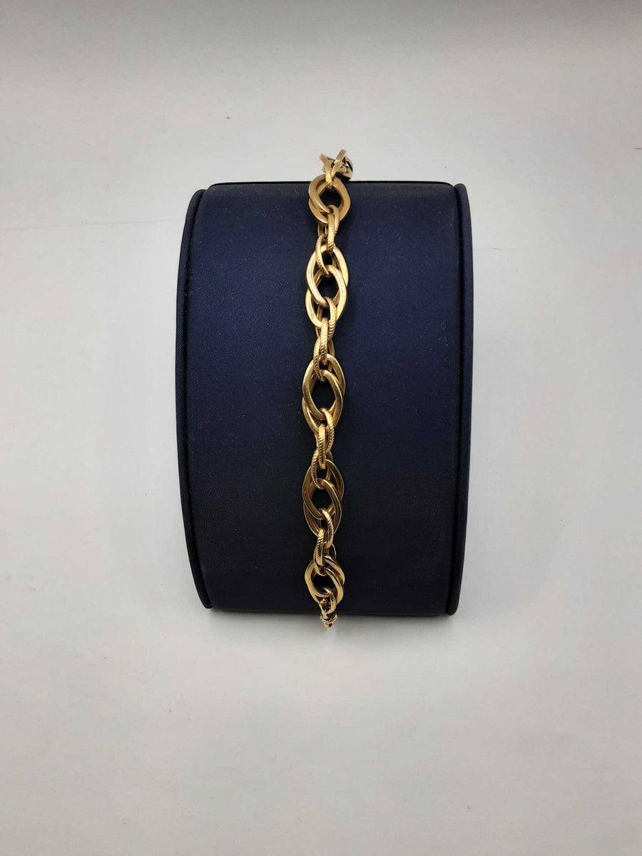 Cable Bracelet - Yellow Gold 18k (.750) 14.6 grams 8 inch