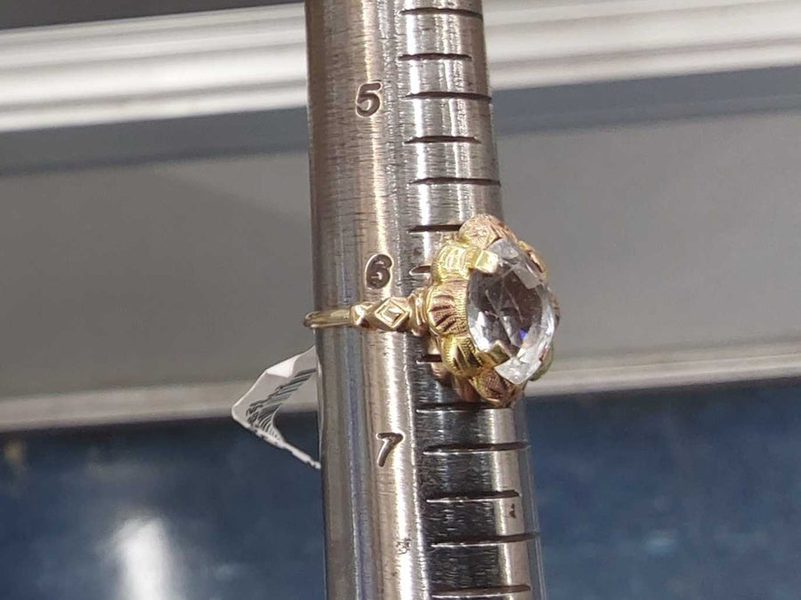 Women's Ring - Yellow Gold 10k (.417) 2.1 Grams Size 6