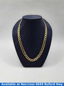 14kt Concave Curb Chain