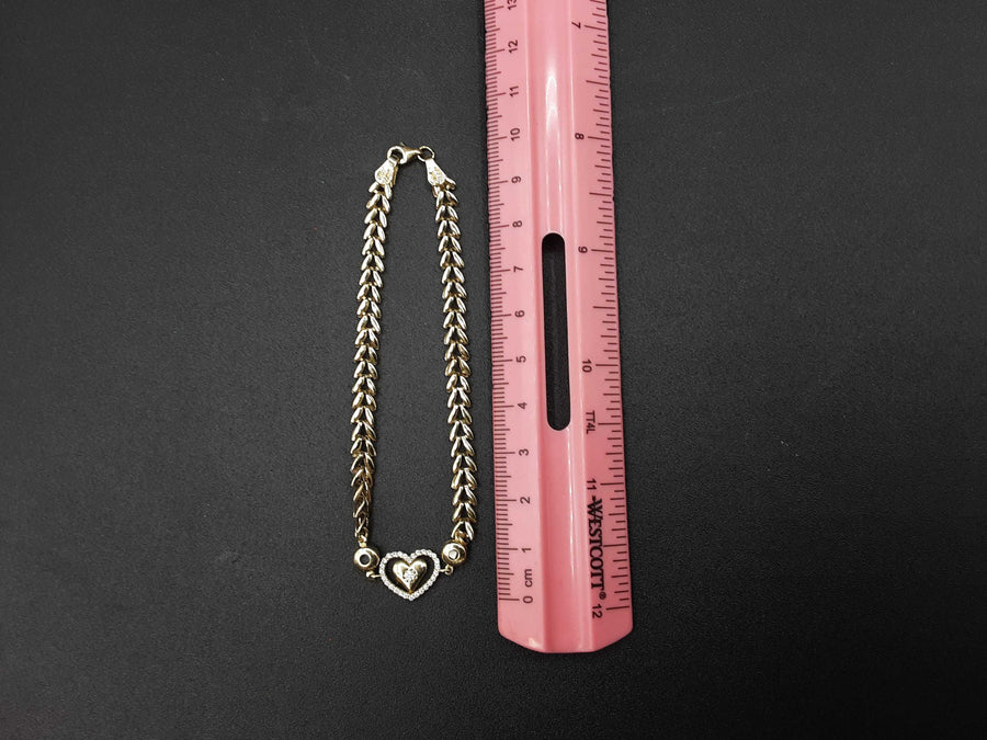 Wheat Bracelet - Yellow Gold 10k (.417) 4.6 grams 8 inch