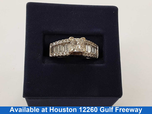 Women's Ring - White Gold 14k (.585) 8.7 grams Size 9.5