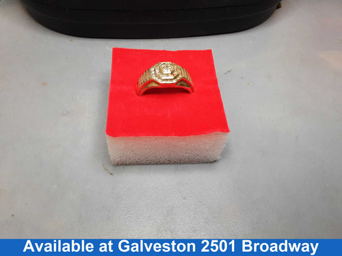 Men's Ring - Yellow Gold 10k (.417) 2.81 grams Size 9