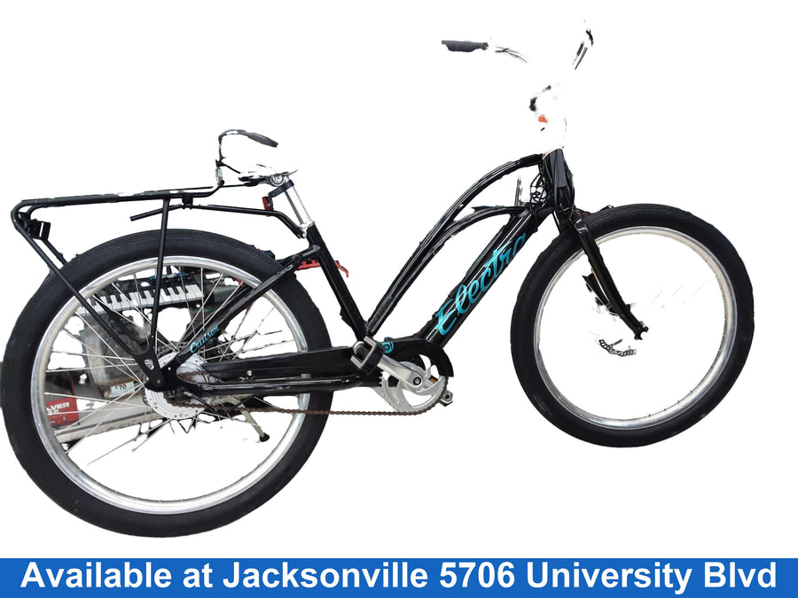 Electra Cruiser Go Black Powered Bike Scooter