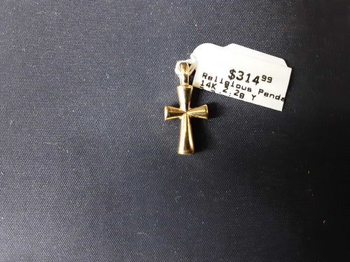 Religious Pendant - Yellow Gold 14k (.585) 2.2 grams