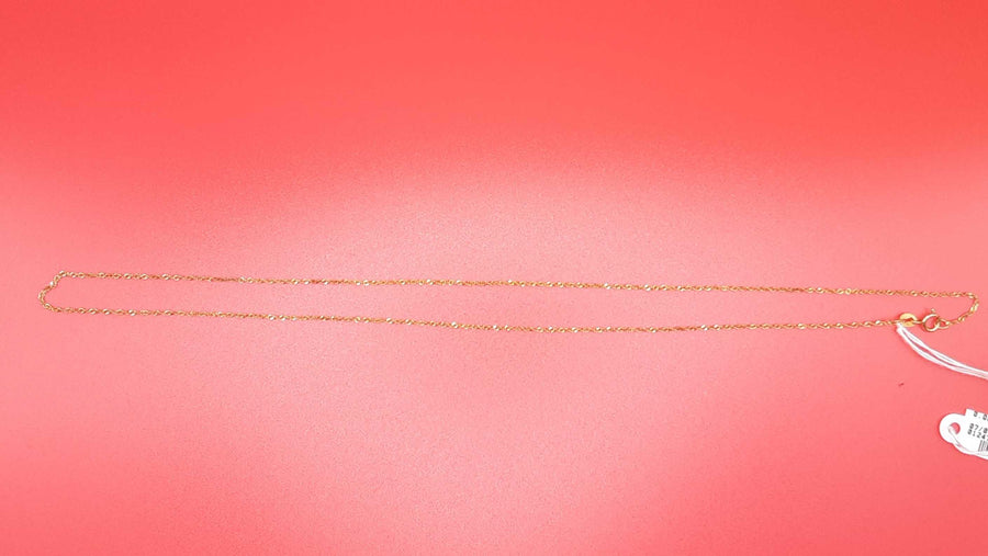 Rope Chain - Yellow Gold 10k (.417) 0.8 grams 22 inch