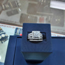 Ring - Engagement Set - White Gold 14k (.585) 8.2 grams Size 5.5