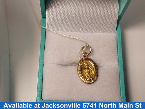 Religious Pendant - Yellow Gold 14k (.585) 0.8 grams