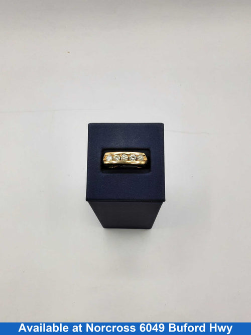 Ring - Wedding Band - Yellow Gold 14k (.585) 8.3 grams Size 8