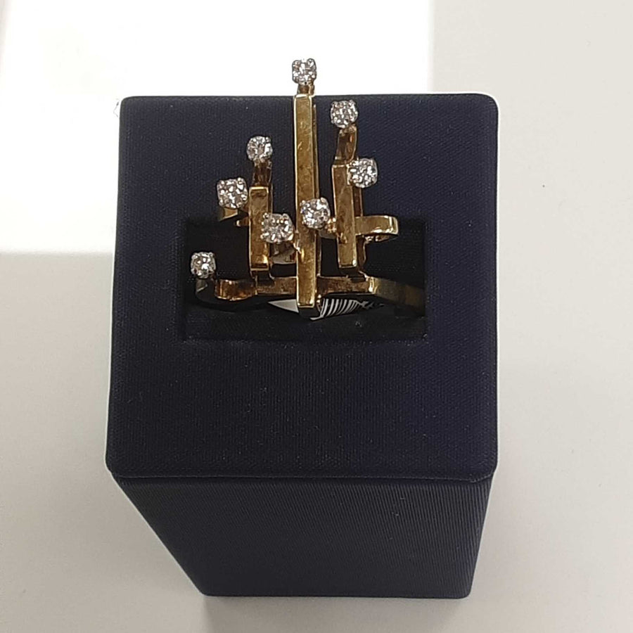 Women's Ring - Yellow Gold 14k (.585) 11.9 grams Size 20