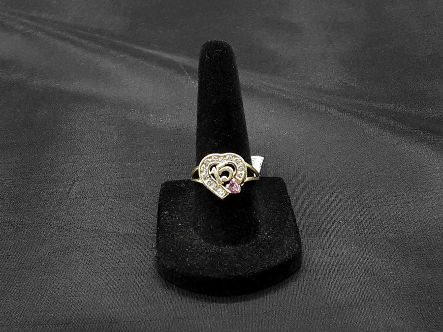 Women's Ring - Yellow Gold 14k (.585) 2.5 grams Size 7.5