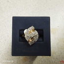 Women's Ring - Yellow Gold 14k (.585) 6.8 grams Size 8