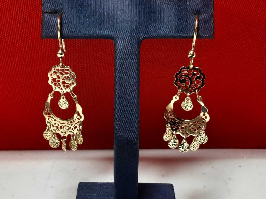 Jacket Earrings - Yellow Gold 10k (.417) 2.3 grams
