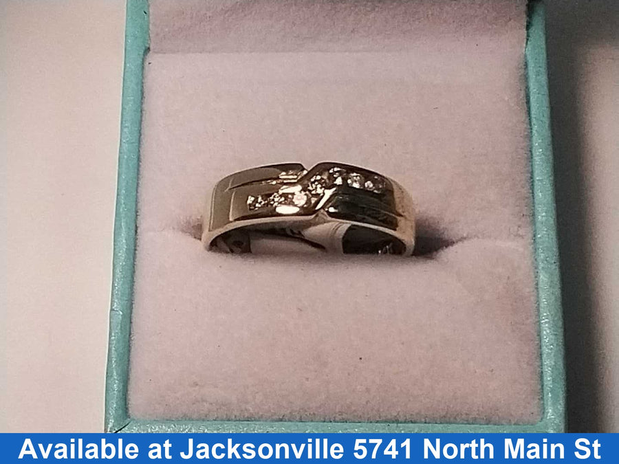 Ring - Wedding Band - Yellow Gold 14k (.585) 3.3 grams Size 10