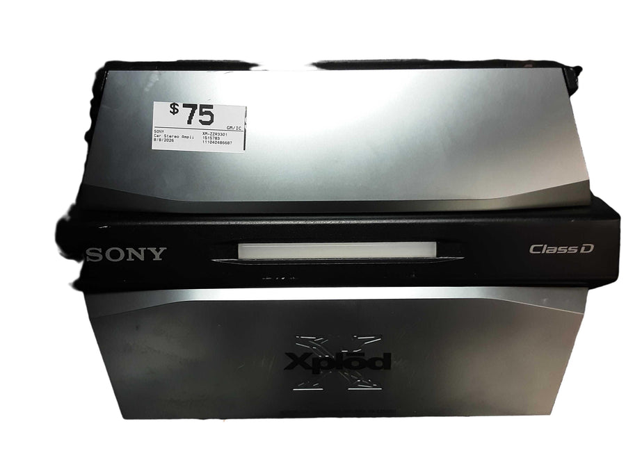 Sony Xm-zzr3301 Gray Car Audio Amplifier