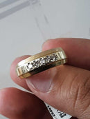 Men's Ring - Yellow Gold 14k (.585) 5.2 grams Size 10
