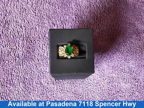 Women's Ring - Yellow Gold 10k (.417) 3.2 grams Size 20