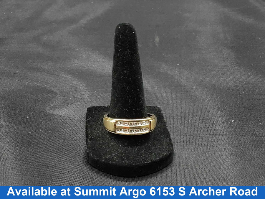 Ring - Wedding Band - Yellow Gold 10k (.417) 5.3 grams Size 11.5