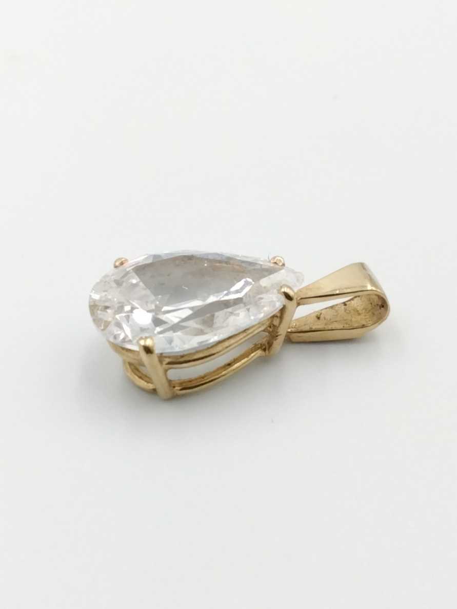 Diamond Pendant - Yellow Gold 10k (.417) 2.8 grams