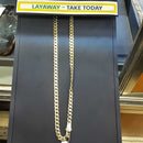 Cuban Link Chain - Yellow Gold 14k (.585) 22.7 grams 16 inch