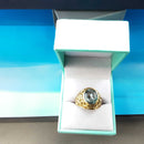 Men's Ring - Yellow Gold 18k (.750) 9.3 grams Size 7