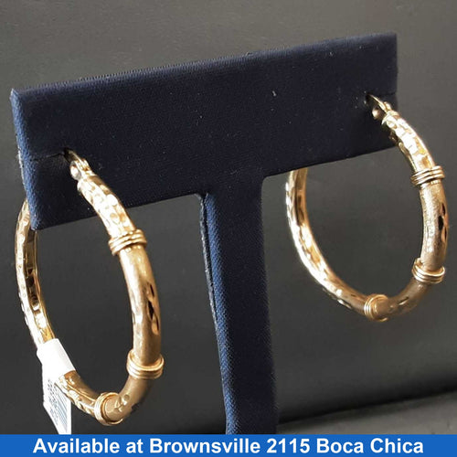 Bangle Earrings - Yellow Gold 14k (.585) 3.1 grams