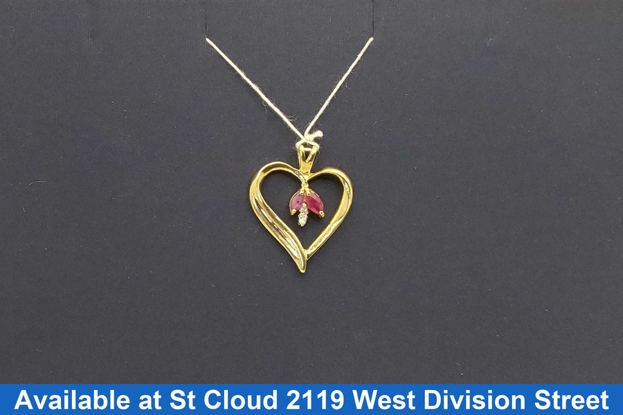 Symbol Pendant - Yellow Gold 10k (.417) 1.59 grams