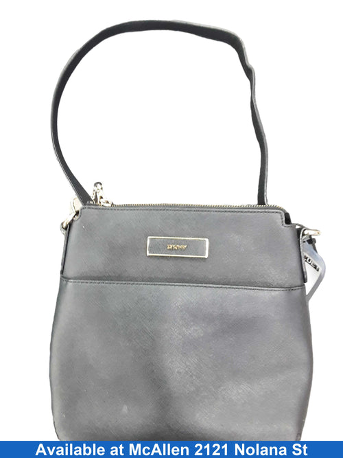 Dkny Saffiano Leather Black Purse / Handbag