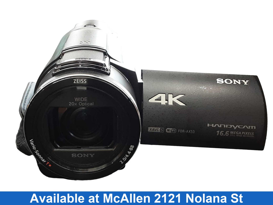 Sony Fdr-ax53 Black Digital Camcorder