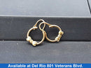 Hoop Earrings - Yellow Gold 10k (.417) 1.1 grams