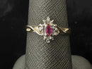 Women's Ring - Yellow Gold 14k (.585) 2 grams Size 7.5
