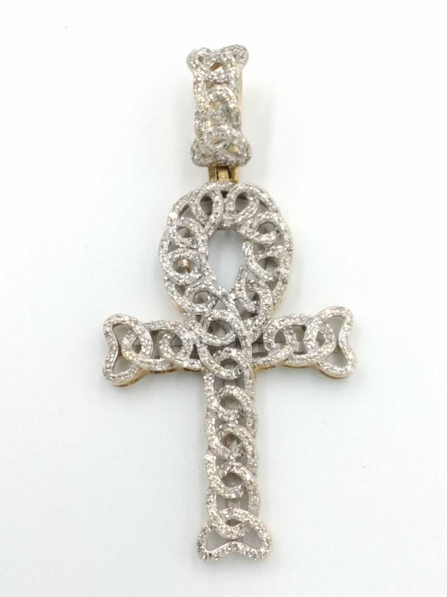 Diamond Pendant - Yellow Gold 10k (.417) 4.6 grams