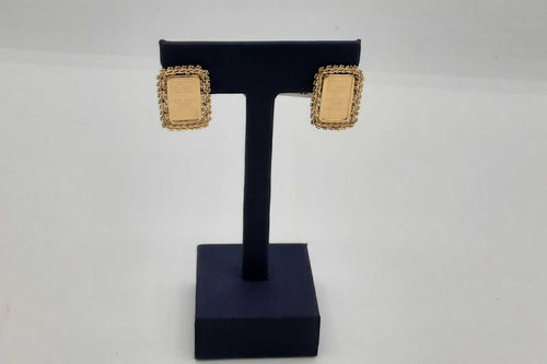 Earrings - Yellow Gold 10k (.417) 6.6 grams