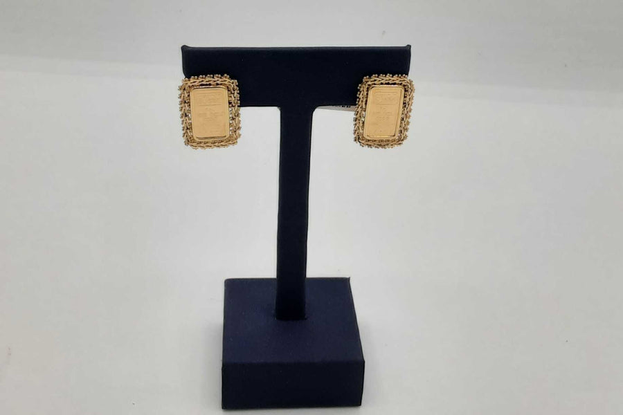 Earrings - Yellow Gold 10k (.417) 6.6 grams