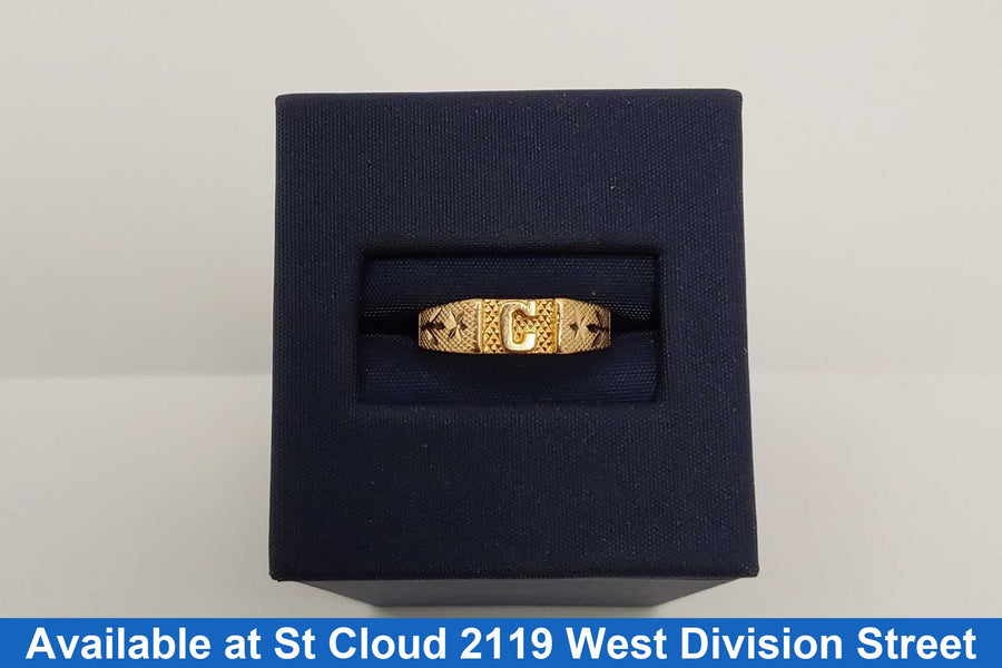 Women's Ring - Yellow Gold 18k (.750) 1.94 grams Size 4.5